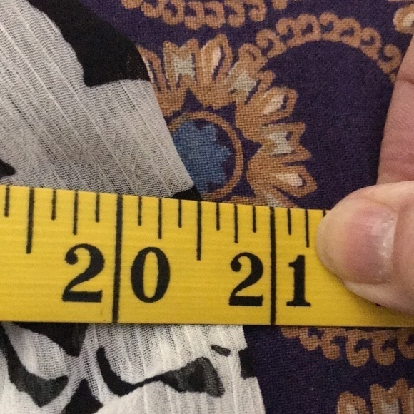 Ab Studio Women’s Layered Tunic Top Size M Black White Sheer Asymmetric Overlay - Picture 9 of 11